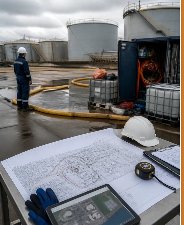Разработка плана ликвидации разливов нефти в Воткинске
